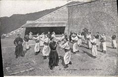 CPA Boxe A la caserne Exercice Militaria 