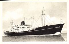 VINTAGE POSTCARD Boat Steamer Company of the Maritime Transport Maori Marquisien Malayan Mauritian Inhabitant of Martinique the Vosges Ventoux