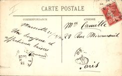 VINTAGE POSTCARD Bateau Disables