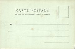 VINTAGE POSTCARD Bateau Steamer has edge of a deck chair the anteroom of the living room