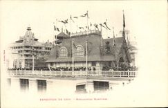CPA Bateau Exposition de 1900 Paris Messageries Maritimes 