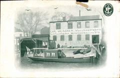 VINTAGE POSTCARD Boat Carl Meissner