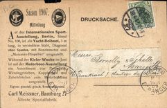 VINTAGE POSTCARD Boat Carl Meissner