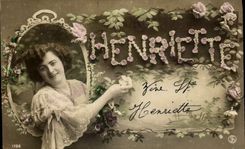 CPA Prenom Henriette 