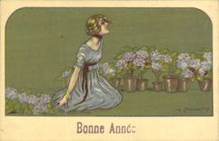 CPA Fantaisie Illustrateur Homme