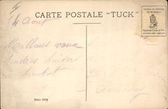 VINTAGE POSTCARD Fantaisie Illustrator Children Battles of snowballs