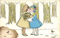 CPA Fantaisie Illustrateur Enfants