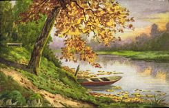 CPA Fantaisie Illustrateur Paysage