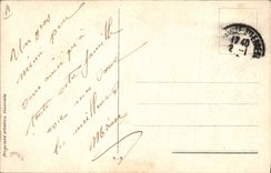 CPA Fantaisie Illustrateur Enfant Chien