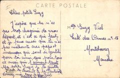 VINTAGE POSTCARD Fantasy Illustrator Children Andre penac