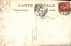 VINTAGE POSTCARD Paris Jadin of the Caimans plants has pike muzzle Alligator Mississipensis Louisiana Crocodile