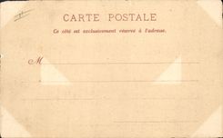 VINTAGE POSTCARD Paris Botanical garden Basin and caimans