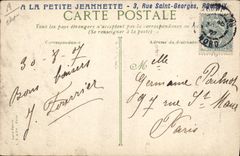 VINTAGE POSTCARD Children the wolf and the lamb