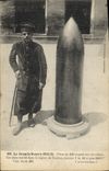 CPA Militaria Obus de 420 expose aux Invalides Paris