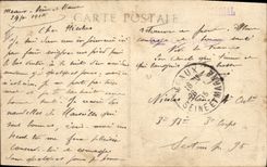 Capturas alemanas de los armas de Militaria de la POSTAL de la VENDIMIA por el inglés