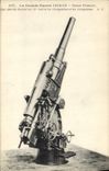 CPA Militaria Canon francais Type special destine au tir contre les dirigeables et les aeroplanes 