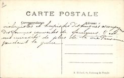 El tipo francés special de Militaria Canon de la POSTAL de la VENDIMIA piensa para el shooting contra los dirigibles y los aeroplanos