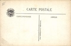 POSTAL Militaria París de la VENDIMIA con la feria de Invalids del plano de los trofeos