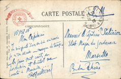 CPA Militaria Paris Musee de l'armee Projecteur pris aux Allemands en Artois et Champagne 