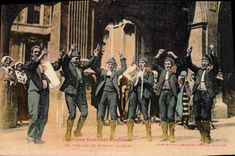VINTAGE POSTCARD Folklore the Pyrenees Dances of Massat Ariège