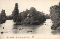 CPA Paris Le lac Du Bois De Boulogne
