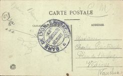 VINTAGE POSTCARD Lyon Facuite Of the Letters