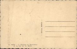 CPA Paris La Basilique Du Sacre Coeur et la rue de la Bonne