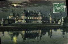 CPA Chantilly Le Chateau Facade Nord Est