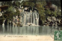 VINTAGE POSTCARD Paris the Bois de Boulogne