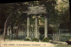 CPA Paris Le Parc Montceau Les Ruines