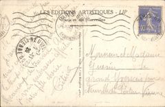 VINTAGE POSTCARD Paris the Church co. Clotilde