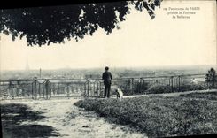 CPA Panorama de Paris prise de la terrasse de Bellevue 