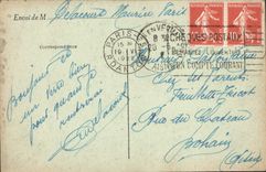 CPA Paris Arc de Triomphe de l'Etoile Tombe du soldat inconnu Militaria 