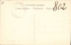 CPA Pape Le Saint Pere avec sa cour 