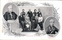 VINTAGE POSTCARD Pope Pio X Margherita