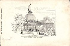 VINTAGE POSTCARD Hydrotherapy Vichy Lardy