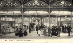 VINTAGE POSTCARD Hydrotherapy Vichy Lucas Sources And Mesdames