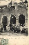 VINTAGE POSTCARD Hydrotherapy Vichy Living room Of Rest Garden De I' Hopital