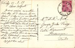 VINTAGE POSTCARD Vichy Hydrotherapy the Source De I' Hopital