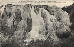 CPA Thermalisme Hammam Meskoutine Pres Guelma Grande Cascade