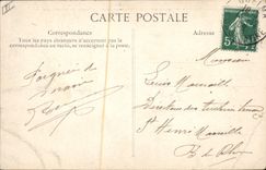 VINTAGE POSTCARD Hydrotherapy Hammam Meskoutine Close Guelma Large Cascade