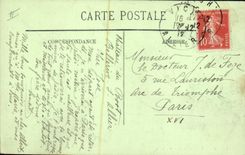 VINTAGE POSTCARD Vichy Hydrotherapy a Shady Walk