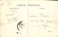 VINTAGE POSTCARD Lille Rue National Tram Roller skates Ideal Skating