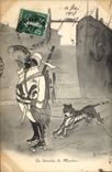 VINTAGE POSTCARD the last of the sailors Roller skates Tigre