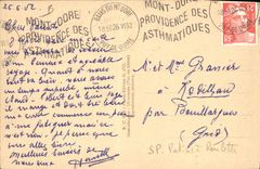 CPA Le Mont Dore Salon du Capucin Patins a roulettes