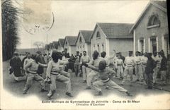 CPA Escrime Ecole normale de gymnastique de Joinville Camp de St Maur Division d'escrime 