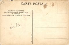 CPA Bateau Paquebot SGTM Cabine de 1ere classe a 2 places 