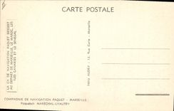 CPA Bateau Paquebot Marechal Lyautey 