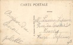 VINTAGE POSTCARD Woman Bathing suit the apprehensive bather