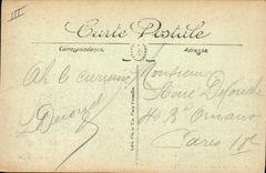 VINTAGE POSTCARD Woman Bathing suit a Mister who follows the lady